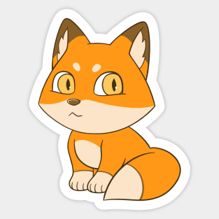 Chub Fox Sticker